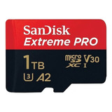 Tarjeta Micro Sd Sandisk Extreme Pro 1 Tb Tera 4k A2 200mb/s