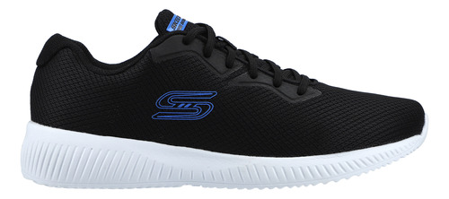 Tenis Skechers Casual Bobs Squad Hombre Negro