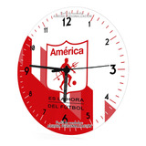 Reloj De Pared Cristal America Cali Futbol Equipo Colombiano