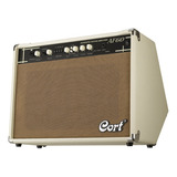 Amplificador Cort Af Series Af60 Transistor Para Guitarra De 60w Color Crema 220v