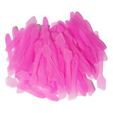 50 Espátulas Pazinha Palheta Mini P/ Creme Cosmeticos Pink