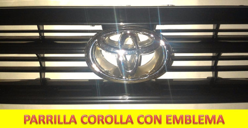 Parrilla Toyota Corolla Con Emblema Cromado 94 Al 98 Oferta Foto 2