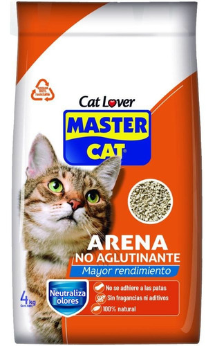 Master Cat Arena Sanitaria Dry 4 Kg