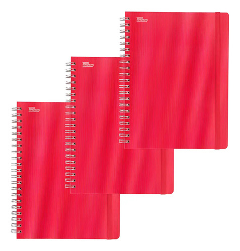 Cuaderno Profesional 100h Pasta Dura 3 Pzas