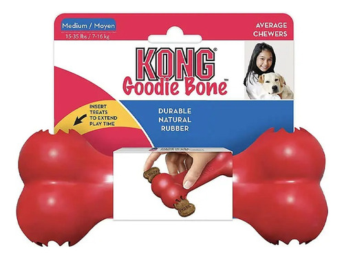 Hueso De Juguete Para Perros Kong Goodie Bone (mediano)