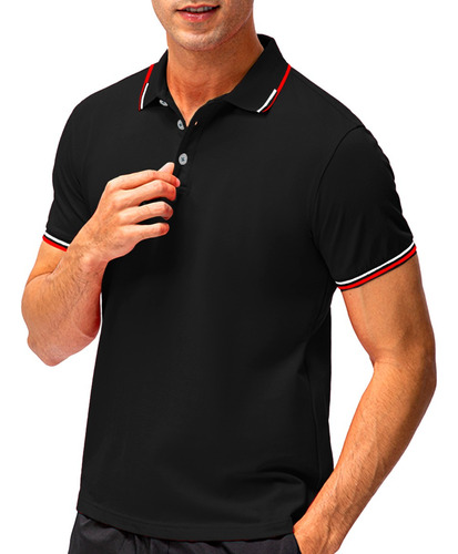 Playera Polo Hombre Manga Corta Moda Casual Camisa