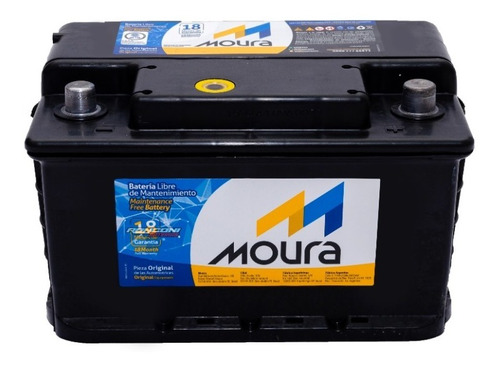 Bateria Moura 12x75 M24kd Fiat Duna Uno Spazio Fiorino  