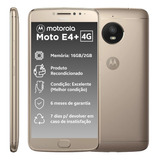 Moto E4 Plus 16gb 5000mah 4g Whatsapp Dourado - Excelente