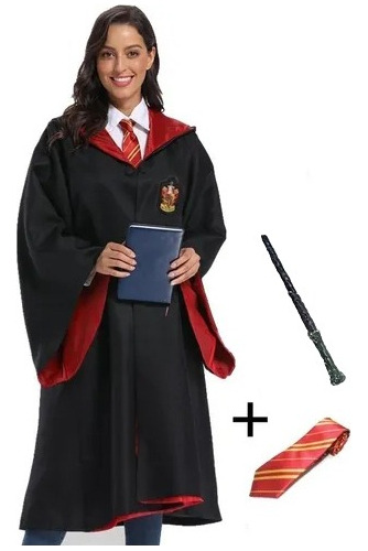 Disfraz De Harry For Cosplay, Capa De Gryffindor, Corbata Y