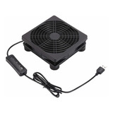 Upgraded 120mm 5v Usb Powered Pc Router Fan With Speed Contr