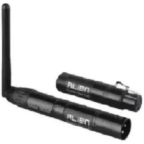 Dmx Wireless  Caneta  Alien Kit 1 Transmissor + 6 Receptores