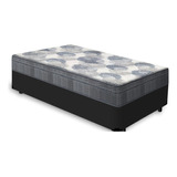 Cama Boxsolteiro King E Colchão Molas Isso Ortobom 96cmpreto