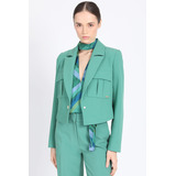 Chaqueta Corta Cargo, Verde Liola