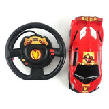 Auto A Control Remoto Con Volante Spiderman Marvel 24cm