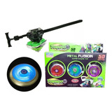 Beyblade Caja X 3 Trompos Con Luz Bleyblei Juguete Lanzador