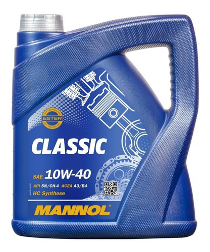 Aceite Mannol Classic 10w40 5lts Made Germany 