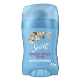 Secret Barra Invisible Antitranspirante Powder Cotton 45 G