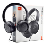 Audífonos De Diadema Jbl Tune 500 Pure Bass Negro