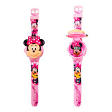 Reloj Niños Digital Luces Sonido Tapa Infantil Minnie Mouse