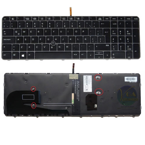 Teclado Hp Elitebook 755 G3 850 G3 850 G4 Zbook 15u G3 G4 