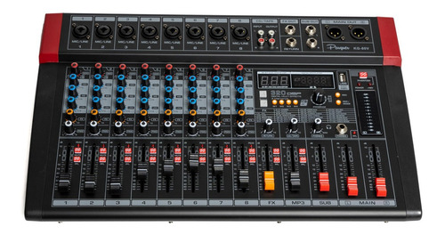 Mixer Consola Digital Parquer 8 Canales 320 Efectos