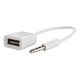 Adaptador Cable De 3,5mm Usb 2,0 Jack Macho A Hembra Z