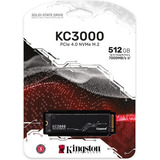 Ssd Kingston 512gb Kc3000 M.2 2280 Nvme Pcie 4.0 7000mb/s