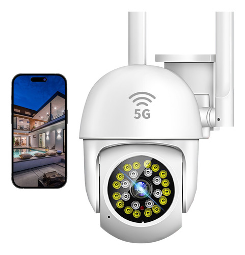 Cámara De Seguridad Exterior 1080p Wifi 5g Inalámbrica Ip67