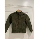 Chaqueta Campera Verde Militar Talle 4 Paula Cahen Danvers