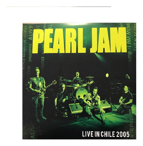 Vinilo Pearl Jam Live In Chile 2005 San Carlos De Apoquindo 