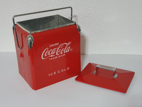 Hielera Coca Cola De Lámina Troquelada