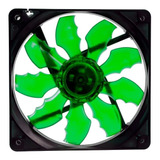 Cooler Fan Ventoinha 120mm Para Gabinete Led Verde Oex F10