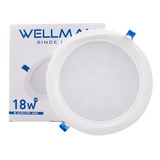 Panel Led Embutido 18w Frio Garantia 1 Año -wellmax Bascotel