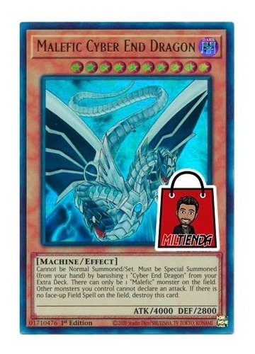 Malefic Cyber End Dragon - Ultra Rare - Miltienda - Yugioh