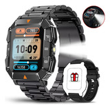 Smartwatch Hombre Reloj Inteligente Militar Deporte Llamada