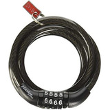 Master Lock 8143d Espiralado Bloqueo De Cable, De 4 Pies X 5