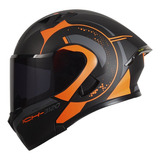 Casco Abatible Ich 3120 B.hok4 Negro Mate Nrnj N Visor Humo