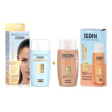 Isdin Fusion Water50+ &fusion Water Color Medium 50+ Pack 2