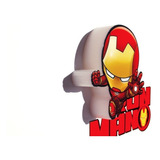 Lampara Mural 3d Mini Ironman Marvel Vengadores