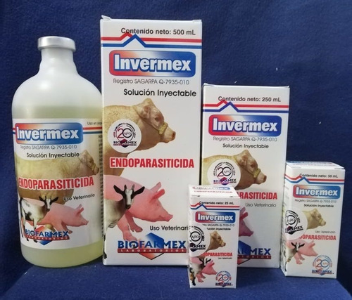 Invermex Desparasitante Para Vacas Puercos 100ml Ivermectina