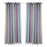 Cortinas Opacas Star Curtains De Alta Precisión Para Niños,