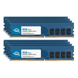 Owc 64gb (8x8gb) Ddr4 2666mhz Pc4-21300 Cl19 1rx8 Udimm 1.2v