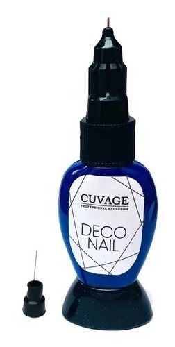 Esmalte Deco Nails Con Pico Decorador Cuvage Azul