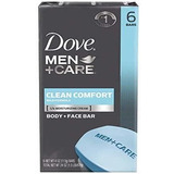 Dove Men + Care Clean Comfort Gel Corporal + Bar Cara, De 4 
