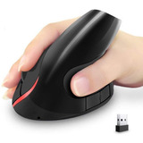 Mouse Inalámbrico Ergonómico 2.4 G Recarcable Raton 5 Boton