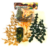 Set Militar Pack Soldaditos De Plastico 40 Uds Juguete Niños