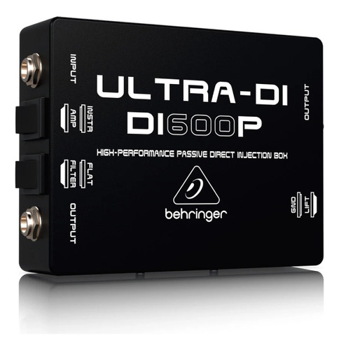 Direct Box Behringer Passivo Di600p Para Guitarra Baixo