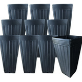 10 Vasos Embalagem Para Mudas Cultivo 7 L Preto - Nutriplan