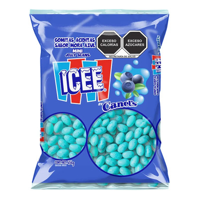 Mini Jelly Beans Icee Gomitas Sabor Mora Azul 454 G | MercadoLibre