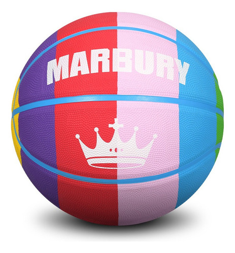 Balón De Baloncesto Rainbow Para Adolescentes, Talla 5